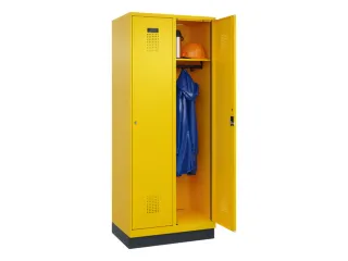 locker,HxBxD 1950x800x500mm,2vak,vak B 400mm,cil.-slot,sokkel - 1