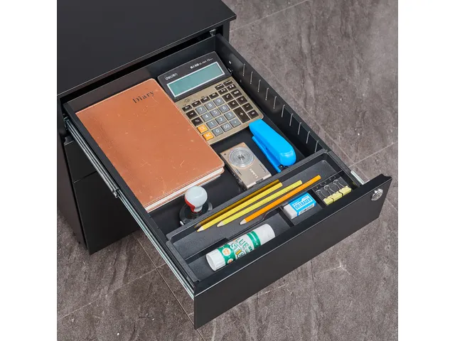 Ladeblok Verrijdbaar Zwart