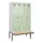 locker met bank,voor scheiding van kleding,HxBxD 2120x1200x815mm,4vak