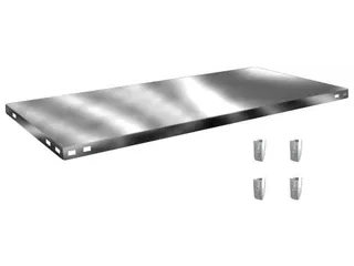 legbord,v. traversestelling,BxD 1300x600mm,vakl. 240kg,verzinkt - 2