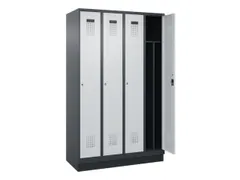 locker voor scheiding van kleding,HxBxD 1950x1200x500mm,4vak