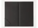 Chemise de compte Sigel noire 130x230x10mm avec 2 poches angulaires