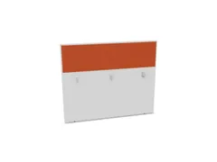 cache de banque d'accueil p. table de bureau Bl-blanc BN3012-orange