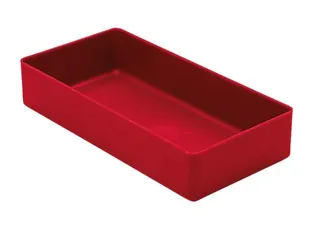 Inzetbak HxLxB 40x198x99mm Polystyreen Rood 50 stuks - 1