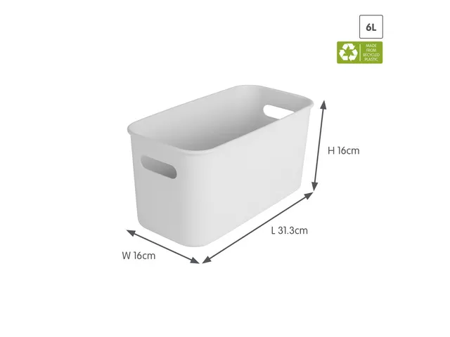 Opbergbox Sunware Home cube wit