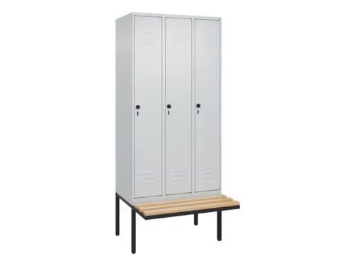 locker voor scheiding van kleding,HxBxD 2120x900x815mm,3vak