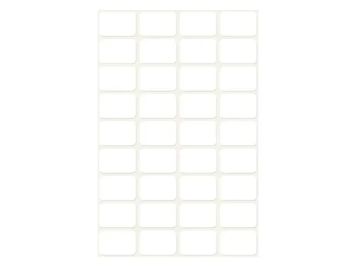 Etiket Avery Zweckform 3042 18x12mm wit 216stuks