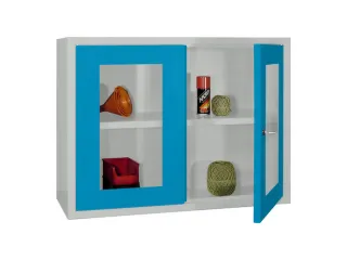 Hangkast 600x800x300mm Achterwand Glad Ral 7035 Front Ral 6011 - 2