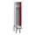 locker met bank,voor scheiding van kleding,HxBxD 2120x300x815mm,1vak
