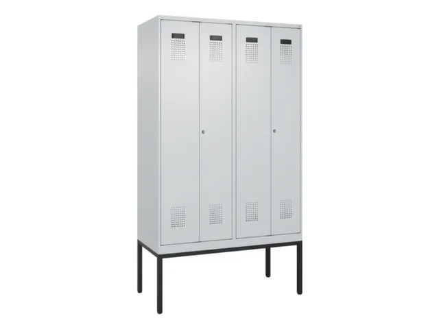 locker voor scheiding van kleding,HxBxD 2120x1200x500mm,4vak