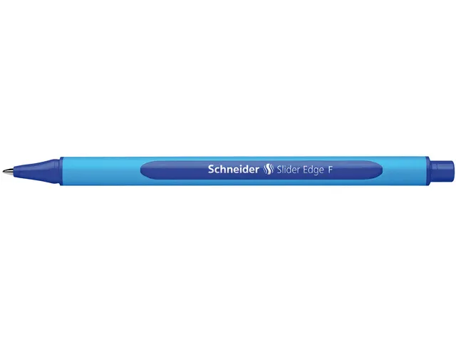 Balpen Schneider Slider Edge F 0,7mm blauw