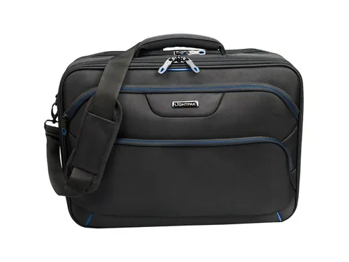 Laptoptas Lightpak Lima zwart polyester 17 inch
