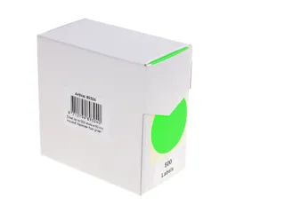 Etiketten Op Rol 50mm Fluor Groen Met Dispenser 500 Stuks - 3
