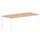 in hoogte verstelbaar bureau 720-840x1800x800mm hout NE-esdoorn