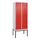 Z-garderobekast,HxBxD 2120x800x500mm,vak B 200/400mm,cil.-slot