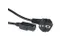 Kabel ACT Netsnoer Schuko CEE 7/7 male (haaks) C13 IEC 60320 Zwart 2 m