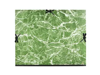 Tekenmap gemarmerd lint 61x76 groen - 1
