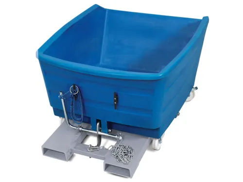 kiepbak,HxLxB 955x1650x1120mm,0,75m³,draagverm. 750kg,blauw,wielen