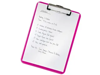 WOW klemplaat, ft A4, roze - 2