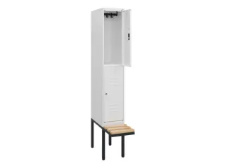 Dubbeldekse dekenkist,HxBxD 1950x300x815mm,1x2vak.,vak B 300mm - 2