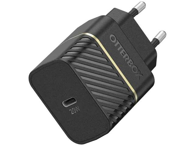 OtterBox EU AC-adapter 20W zwart 1xUSB-C-20W USB-PD