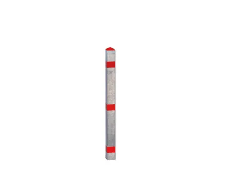 Afzetpaal Vierkant 70x70m Uitneembaar Bodemhuls Spitse Kop