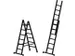 Multifunctionele Reformladder Aluminium L 2.98-4 94m 2x10treden