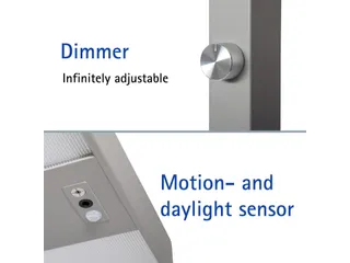 Vloerlamp LED MAULjuvis sensor dimbaar tafelklem Zilver - 3