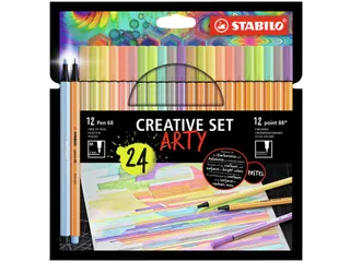 Creative set STABILO 8868/24 Arty assorti etui à 24 stuks - 1