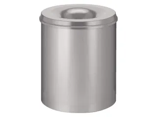 Papierbak met Vlamdover 80 Liter Ø465mm Grijs - 4