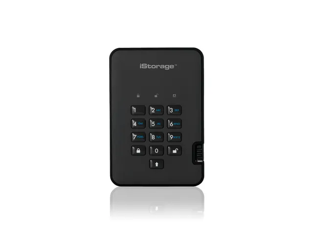 iStorage diskAshur2 256-bit 3TB USB 3.1 Harde Schijf Zwart
