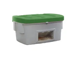 strooigoedbak,100l,HxBxD 460x975x705mm,PE,grijs,deksel groen