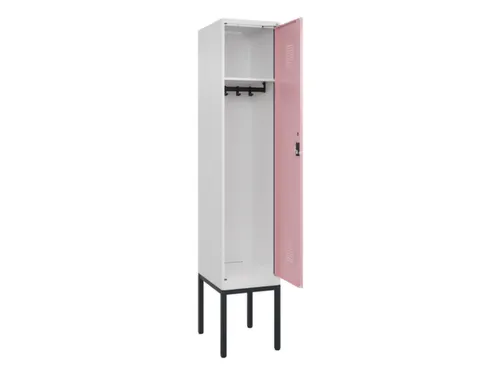 locker,HxBxD 2120x400x500mm,1vak,vak B 400mm,cil.-slot,voetonderstel