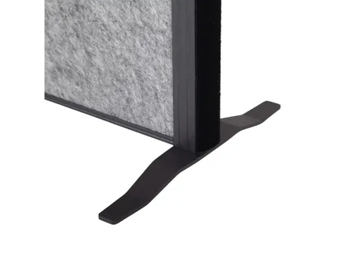 MAULcocoon Scheidingswand Akoestisch 100x180cm Grijs voet Antraciet