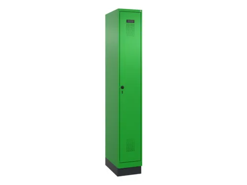 locker,HxBxD 1950x300x500mm,1vak,vak B 300mm,draaigrendel,sokkel