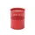 Half geperforeerde papierbak 10 Liter Rood
