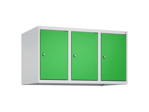 opzetkast,v. locker,3vak.,vak B 300mm,HxBxD 500x900x500mm,cilinderslot