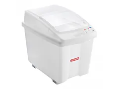 Araven verrijdbare Voedselcontainer 80 Liter met transparante deksel