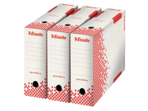Esselte Speedbox archiefdoos 100x250x350mm Wit
