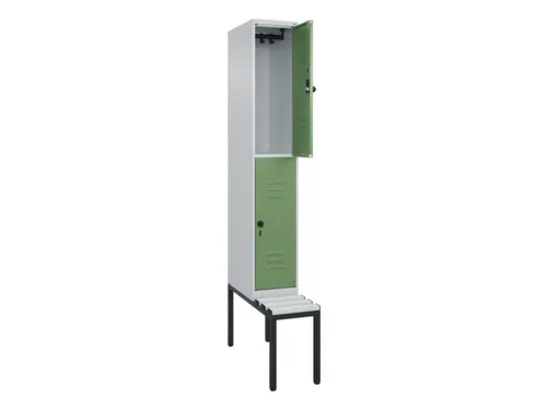 Dubbeldekse dekenkist,HxBxD 2120x300x815mm,1x2vak.,vak B 300mm