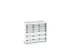 ladekast HxBxD 1000x1050x650mm 7laden RAL7035 front RAL7035