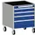 ladekast verrijdbaar 780x650x650mm 4laden romp RAL7035 front RAL5010