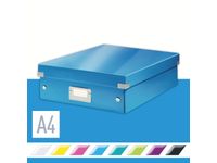 Sorteerbox Leitz WOW Click & Store 280x100x370mm blauw