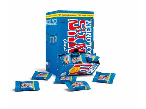 Chocolade Tiny Tony's Chocolonely 100 stuks puur