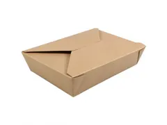 Biodore maaltijdbox Karton +PLA 158x218x48mm 8x25 Stuks