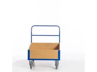 boordwandwagen,draagverm. 600kg,laadvl. LxB 1200x770mm,houtplaat - 4
