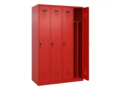locker voor scheiding van kleding,HxBxD 1850x1200x500mm,4vak