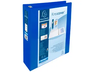 Ringmap Pp Personaliseerbaar Kreacover 4D-Ringen 60mm A4 Maxi Blauw - 1