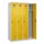locker voor scheiding van kleding,HxBxD 1850x1200x500mm,4vak