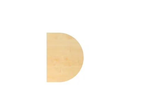 aanbouwtafel,i.h.v.,HxBxD 680-850x600x800mm,blad esdoorn,halfrond